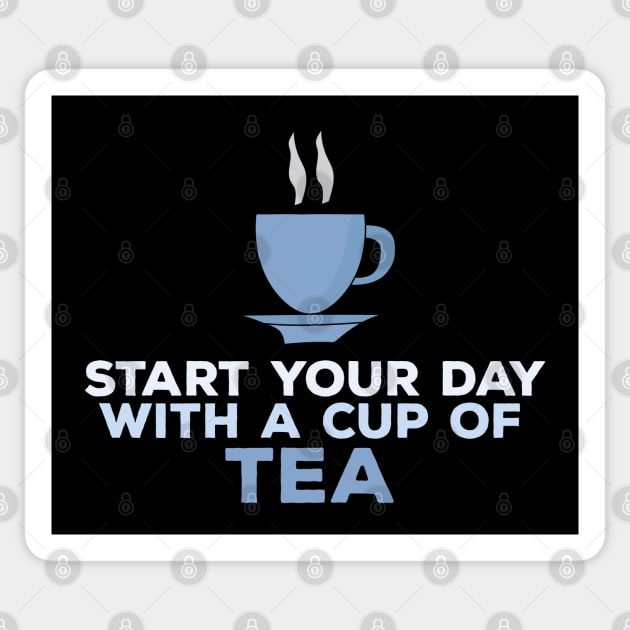 Start Your Day With a Cup of Tea Sticker by DiegoCarvalho